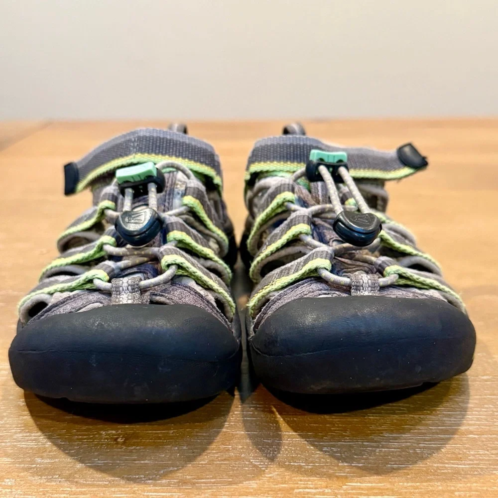 Keen Kid’s Newport H2 Water Hiking Sandal Racer Gray Washable Drawstring‎ Sz 1